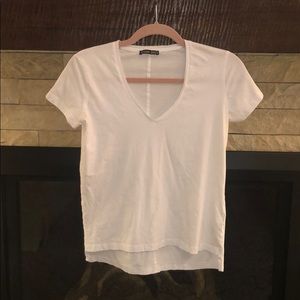 Zara white v-neck